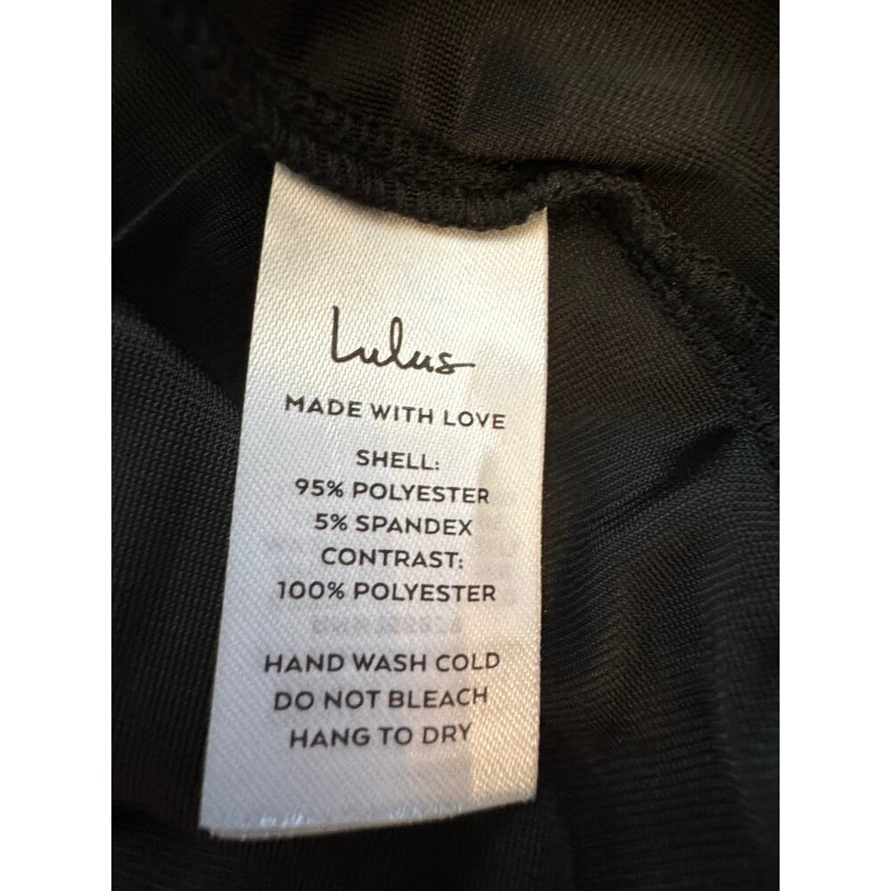 New ~ LULU'S ~My Dream Come True Black Velvet Strapless Maxi Dress Size S PROM - Picture 4 of 8